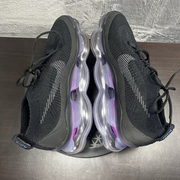 Nike Air Max Scorpion FK 2022 Mens Size 10 Black Purple Running Lace Up Shoes - Picture 8 of 10